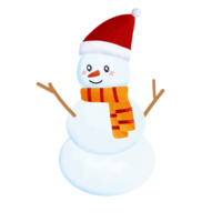 pupazzo di neve Sorridi con cappello png