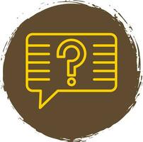 Question Vector Icon Design