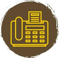 Fax Machine Vector Icon Design