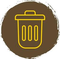 Dustbin Vector Icon Design