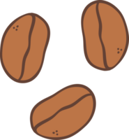 café frijoles garabatear contorno png