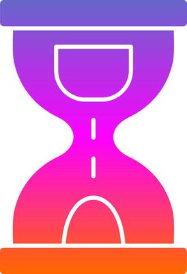 Hourglass Vector Icon Design