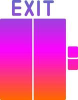 Exit Vector Icon Design