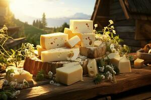 cheese on the table photo