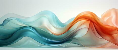 abstract colorful wave background photo