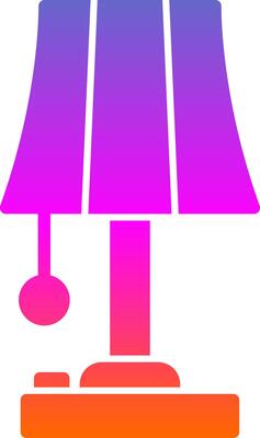 Lamp Vector Icon Design