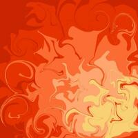 Psychedelic abstract background, mixed acrylic paint marble texture, colorful swirls, vector pattern. Lava fire is hot