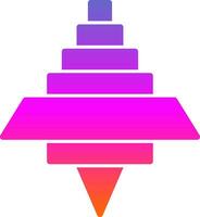 Spinning Top Vector Icon Design