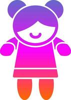 Girl Vector Icon Design