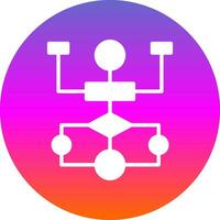 Flow Chart Vector Icon Design