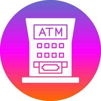 Atm Machine Vector Icon Design