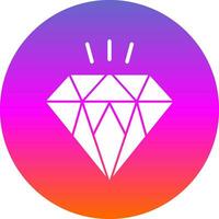 diseño de icono de vector de diamante