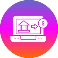 Online Banking Vector Icon Design