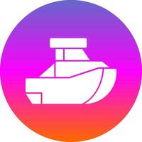 Toy Boat Vector Icon Design