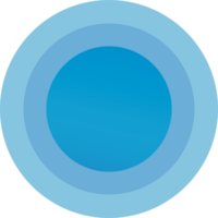 rond bouton vibran cercles dans Couleur pente png