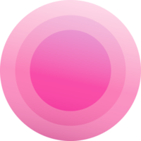 round button vibran circles in color gradient PNG