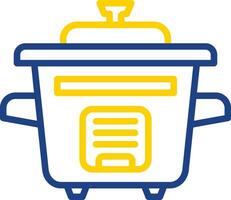 Rice Cooker Vector Icon Design