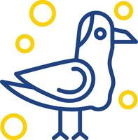 Seagull Vector Icon Design