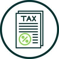 Tax Vector Icon Design