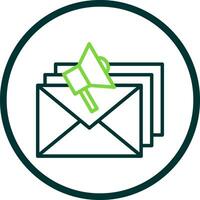 diseño de icono de vector de marketing por correo electrónico