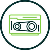 Cassette Vector Icon Design