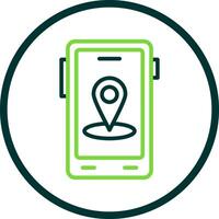 diseño de icono de vector de navegación gps