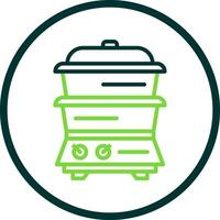 Steamer Vector Icon Design