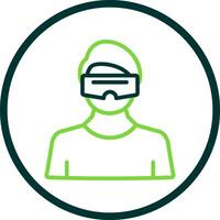 Virtual Reality Vector Icon Design