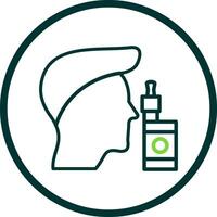 Vaping Vector Icon Design