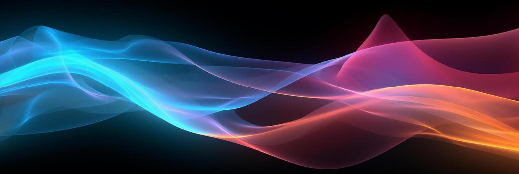 Abstract 3D background abstract background wave technology background air wave background tech abstract background ai generated photo