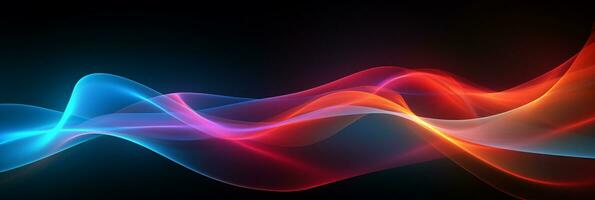 Abstract 3D background abstract background wave technology background air wave background tech abstract background ai generated photo