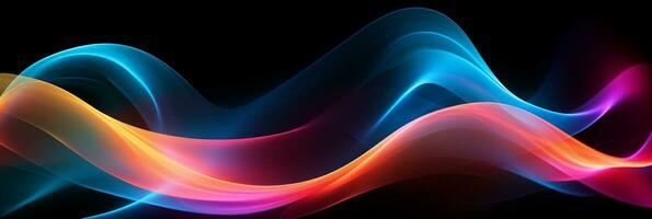 Colorful fire and smoke background colorful fire background colorful smoke background colorful wave flowing background ai generated photo