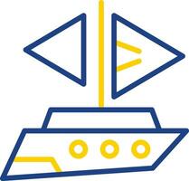 Yatch Vector Icon Design