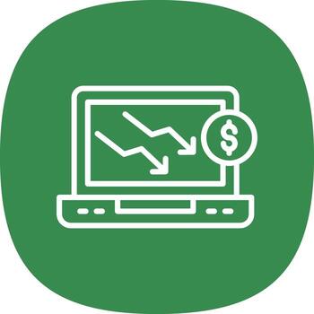 Decrease Vector Icon Design