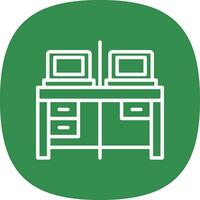 Work Space Vector Icon Design