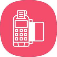 Pos Terminal Vector Icon Design