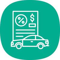 Car Loan Vector Icon Design