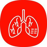 Lung Diseases Vector Icon Design