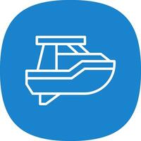 diseño de icono de vector de barco