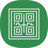 Qr COde Vector Icon Design