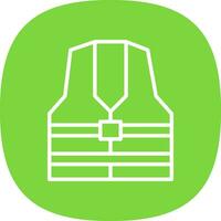 Life Jacket Vector Icon Design