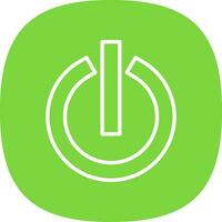 Power Button Vector Icon Design