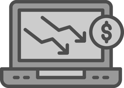 Decrease Vector Icon Design