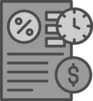 Long Term Debt Vector Icon Design