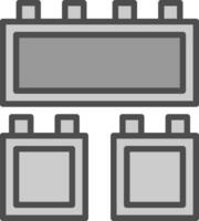 Blocks Vector Icon Design