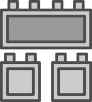 Blocks Vector Icon Design