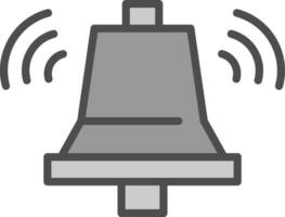 diseño de icono de vector de campana de anillo