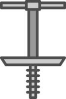 Pogo Stick Vector Icon Design