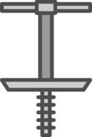 Pogo Stick Vector Icon Design