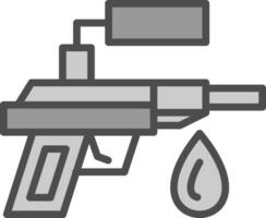 Water Gun Vector Icon Design